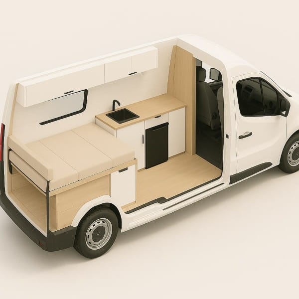 Diseño camper Renault Trafic L2H2