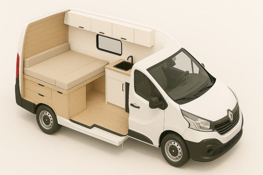 diseñar furgoneta camper