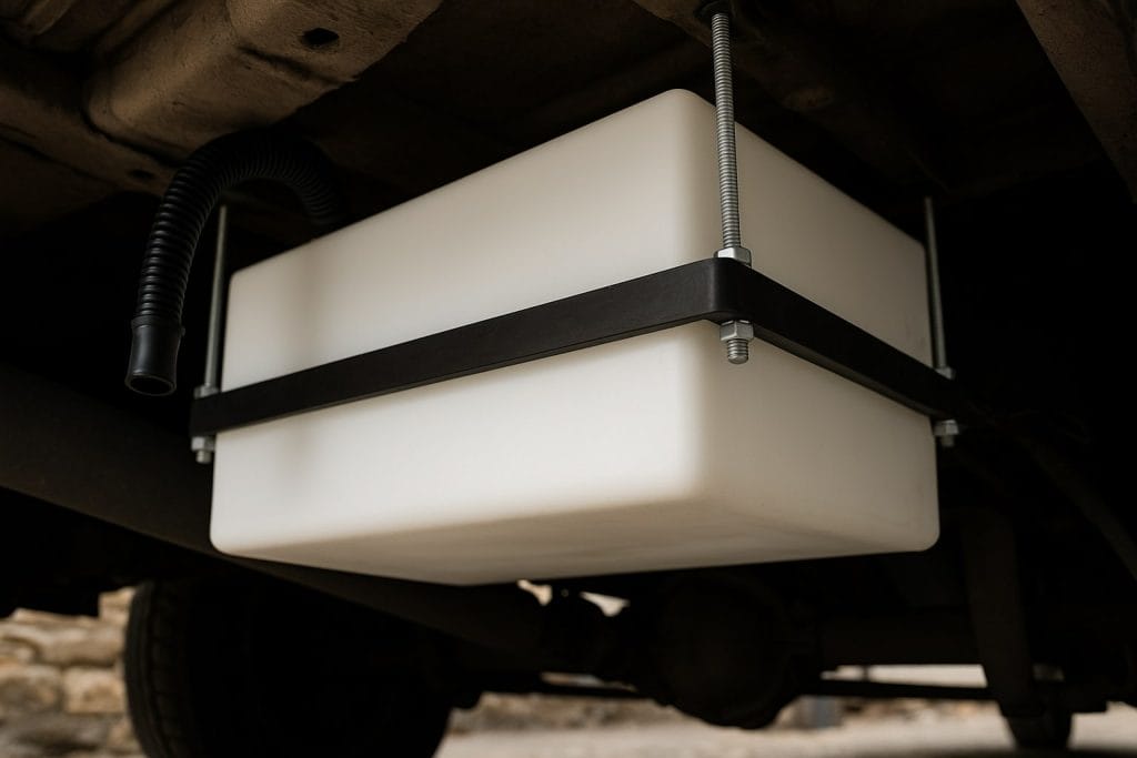 deposito de aguas camper