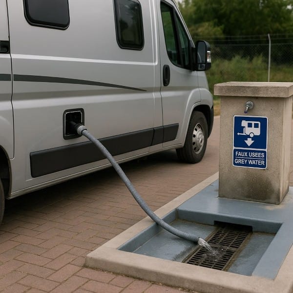vaciado de aguas grises