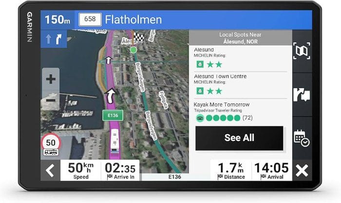 Garmin Camper 1095 autocaravanas