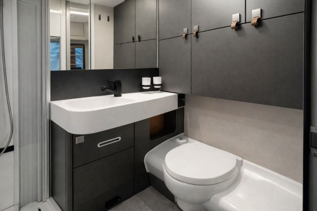 hymer free 600 baño completo