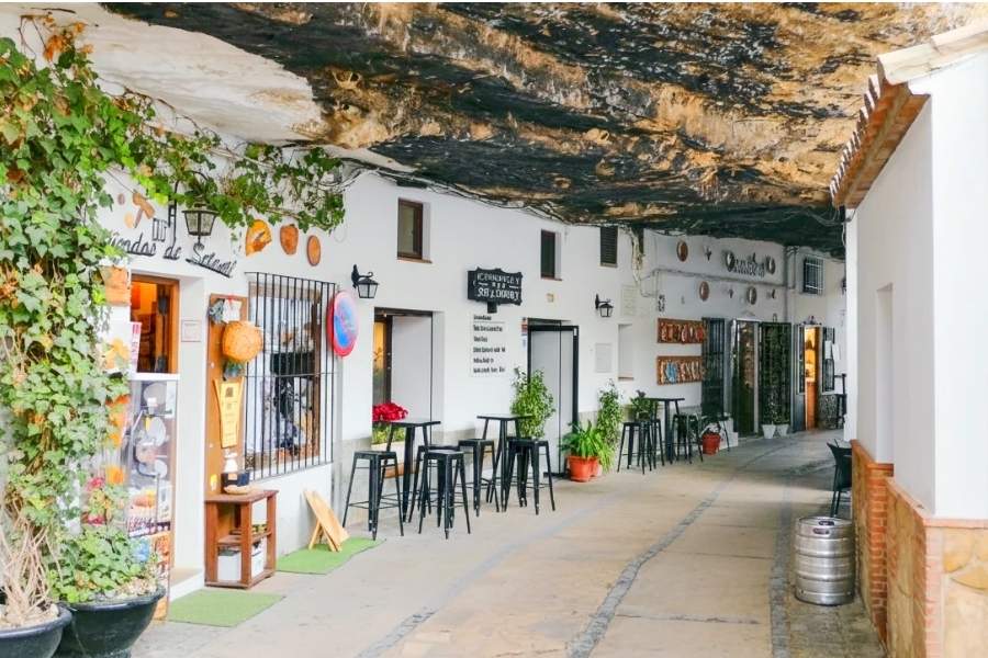 setenil de las bodegas autocaravana