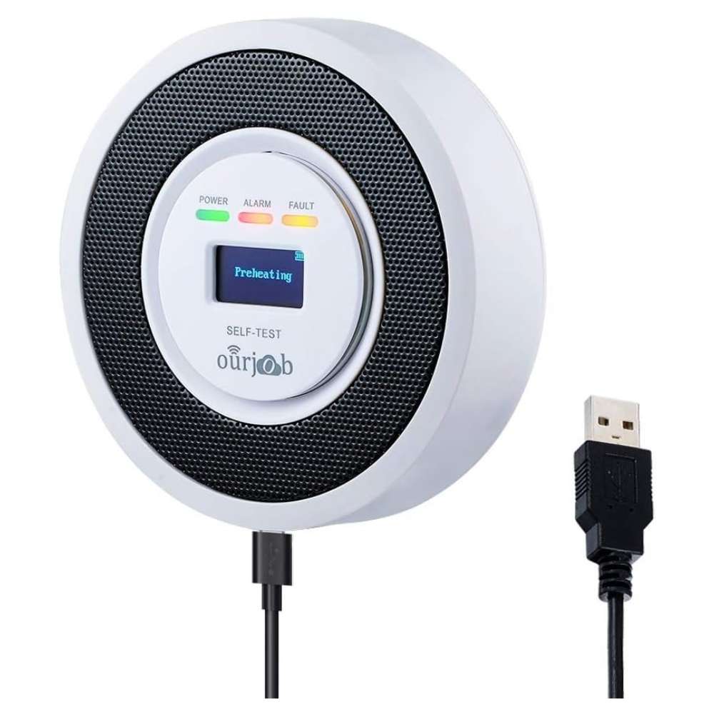 Alarma detector de fugas de gas y CO